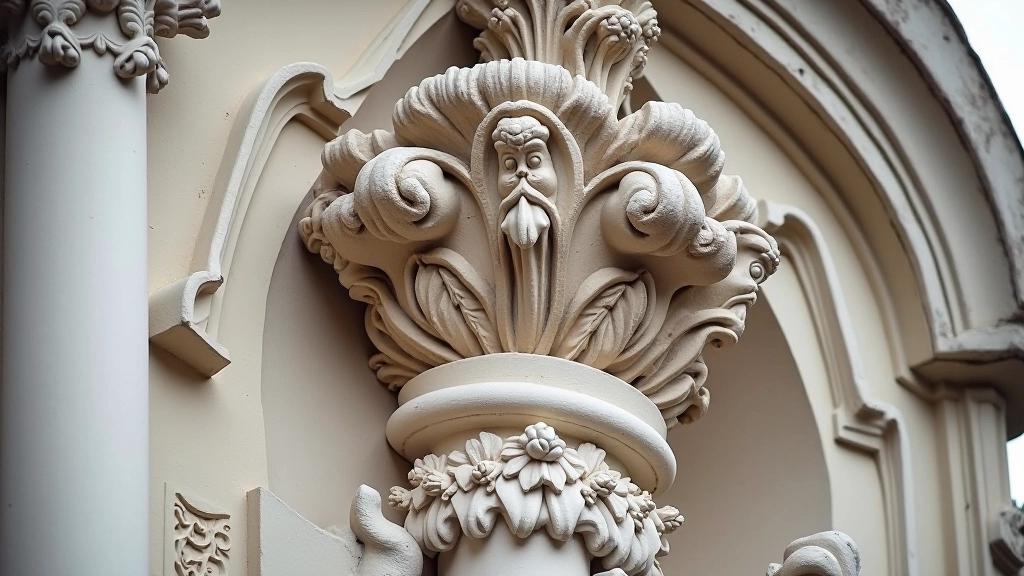 Detalus tutnemes akmens ornamento fragmentas nuo bažnyčios