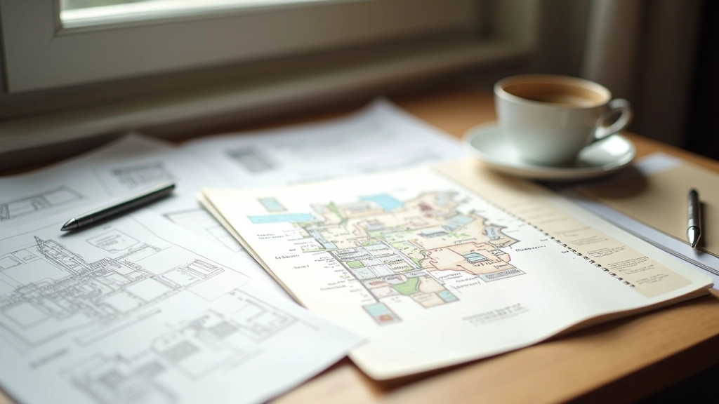 tutnemes kvartalo gidos kūrimo procesas su notelų ir žemėlapiais